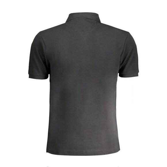 La Martina Black Cotton Men's Polo Men's Shirt